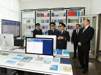 Azerbaijani President attends opening of new building of Anti-Corruption Department under Prosecutor General (PHOTO)
