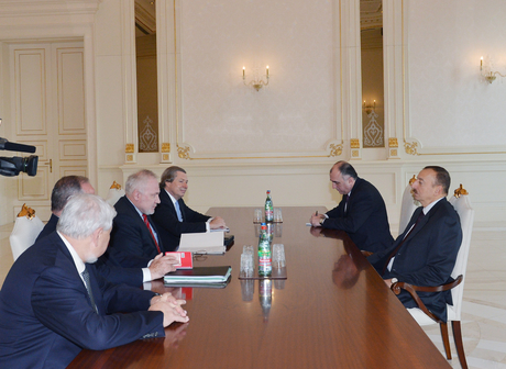 Azerbaijani President receives OSCE Minsk Group co-chairs