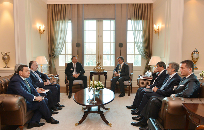 Azerbaijani, Turkish presidents meet in Ankara  (PHOTO)