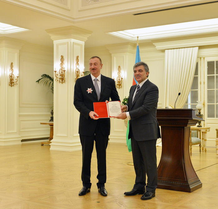 Turkish "State Award" assigned to Azerbaijani President  (PHOTO)