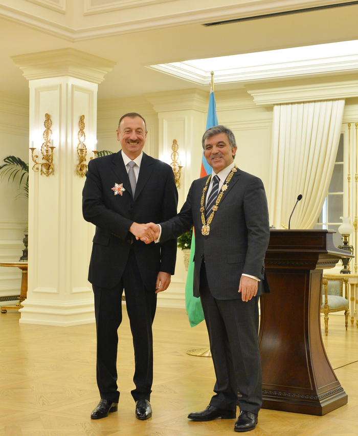Turkish "State Award" assigned to Azerbaijani President  (PHOTO)