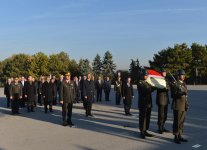 Azerbaijani President visits mausoleum of Mustafa Kemal Ataturk (PHOTO)