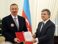 Turkish "State Award" assigned to Azerbaijani President  (PHOTO)
