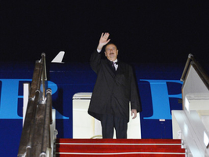 President Ilham Aliyev heads to Turkey for official visit