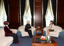 Azerbaijan`s first lady meets spouse of Turkish Premier (PHOTO)