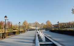 Azerbaijani President visits Heydar Aliyev Park in Ankara (PHOTO)