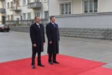 Official welcome ceremony of Azerbaijani President Ilham Aliyev takes place in Kiev (PHOTO)