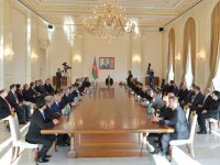 President Ilham Aliyev: Azerbaijan has free media and determined to further develop it (PHOTO)
