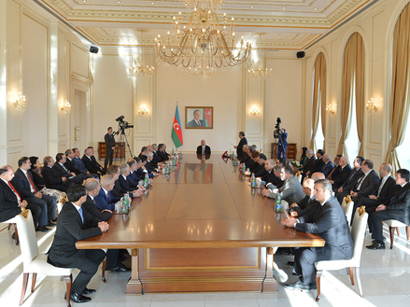 President Ilham Aliyev: Azerbaijan has free media and determined to further develop it (PHOTO)