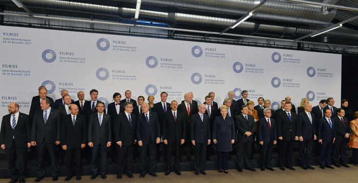 Azerbaijani president participates in third Eastern Partnership Summit (PHOTO)