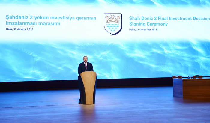 President Aliyev: Shah Deniz-2 to provide long term successful economic development of Azerbaijan  (PHOTO)
