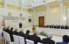 President Ilham Aliyev presides over conference on outcomes of state program on socio-economic development of Baku and surrounding small districts (PHOTO)