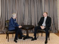 Azerbaijani President meets member of HP Board of Directors (PHOTO)