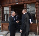 Azerbaijani President meets Swiss counterpart (PHOTO)