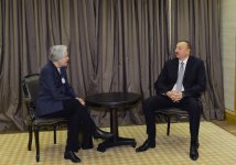 Azerbaijani President meets member of HP Board of Directors (PHOTO)