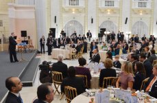 President Ilham Aliyev attends official reception in Sochi (PHOTO)