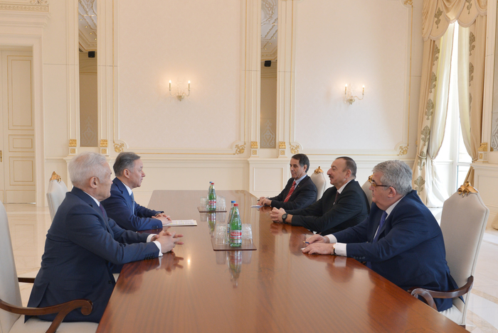 Azerbaijani president receives delegation led by chairman of Kazakh Mazhilis