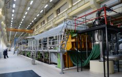 Azerbaijani president attends opening of new industrial facilities in Sumgayit (PHOTO)
