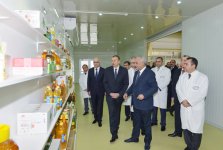 Azerbaijani president attends opening of new industrial facilities in Sumgayit (PHOTO)