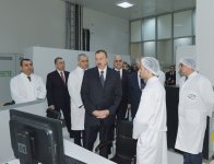 Azerbaijani president attends opening of new industrial facilities in Sumgayit (PHOTO)