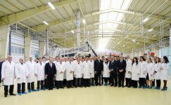 Azerbaijani president attends opening of new industrial facilities in Sumgayit (PHOTO)