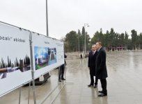 Azerbaijani president attends opening of new industrial facilities in Sumgayit (PHOTO)