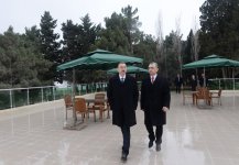 Azerbaijani president attends opening of new industrial facilities in Sumgayit (PHOTO)