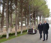Azerbaijani president attends opening of new industrial facilities in Sumgayit (PHOTO)