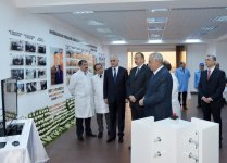 Azerbaijani president attends opening of new industrial facilities in Sumgayit (PHOTO)