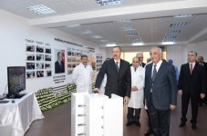 Azerbaijani president attends opening of new industrial facilities in Sumgayit (PHOTO)
