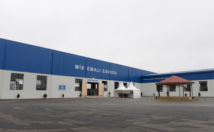 Azerbaijani president attends opening of new industrial facilities in Sumgayit (PHOTO)