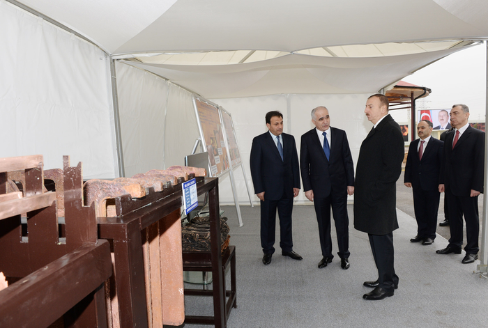 Azerbaijani president attends opening of new industrial facilities in Sumgayit (PHOTO)