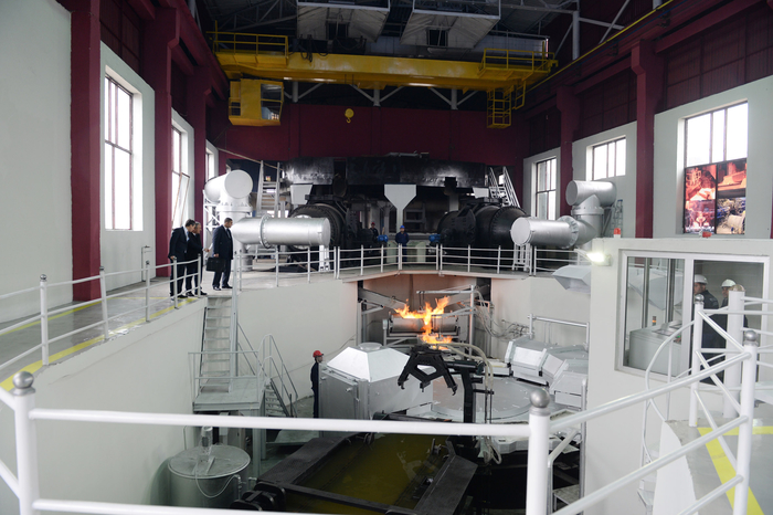 Azerbaijani president attends opening of new industrial facilities in Sumgayit (PHOTO)