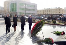 Azerbaijani president, spouse attend ceremony commemorating Khojaly genocide victims