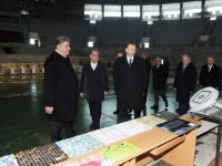Azerbaijan president views Heydar Aliyev sports and concert complex repair project (PHOTO)