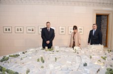 Azerbaijani president and his spouse view new museum exposition at Shirvanshah`s Palace
