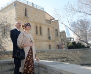 Azerbaijani president and his spouse view new museum exposition at Shirvanshah`s Palace