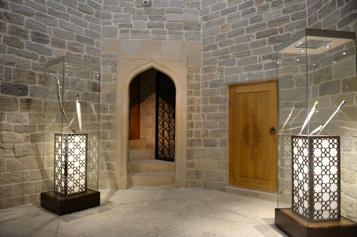 Azerbaijani president and his spouse view new museum exposition at Shirvanshah`s Palace