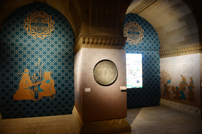 Azerbaijani president and his spouse view new museum exposition at Shirvanshah`s Palace