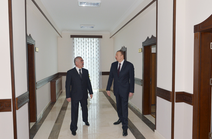 Azerbaijani president attends opening of Nakhchivan military prosecutor’s office building