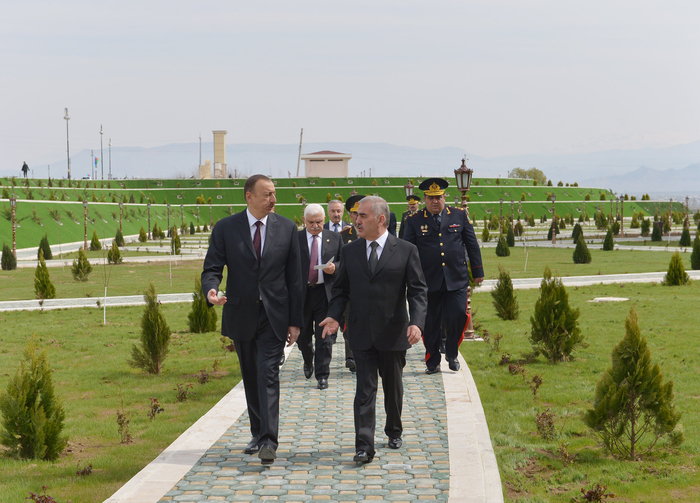 Azerbaijani president attends opening of Nakhchivan military prosecutor’s office building