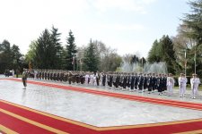 Azerbaijani president official welcome ceremony held in Tehran