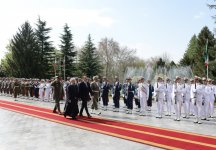 Azerbaijani president official welcome ceremony held in Tehran