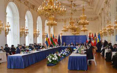 Azerbaijani president attends summit of EU Eastern Partnership programme (PHOTO)