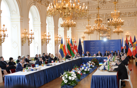 Azerbaijani president attends summit of EU Eastern Partnership programme (PHOTO)