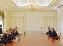 Azerbaijani president receives Israeli FM