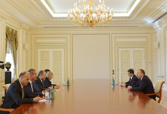 Azerbaijani president receives Israeli FM