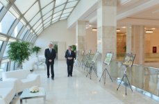 Azerbaijani president attends opening of Heydar Aliyev Center in Agdash (PHOTO)