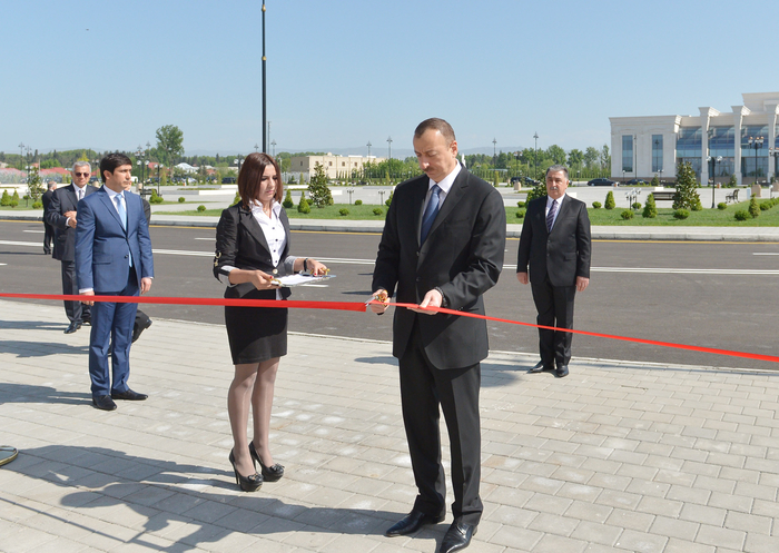 New office building of Agdash district branch of New Azerbaijan Party commissioned