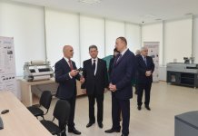 Azerbaijani president opens new building of ANAS' Central Library (PHOTO)
